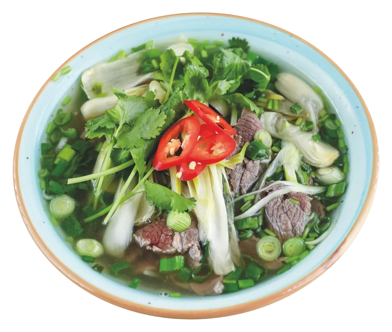 Phở – vietnamesisk nudelsoppa på Mama Viêt i Solna